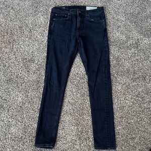 Men's Dark Blue Rag & Bone Jeans Fit 1